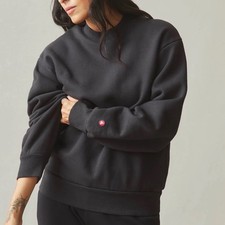 American Giant Crewneck Sweatshirt Black XS Made in USA Basic Essential