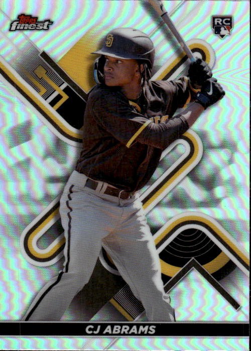2022 Finest CJ Abrams #39 Refractors San Diego Padres 21J