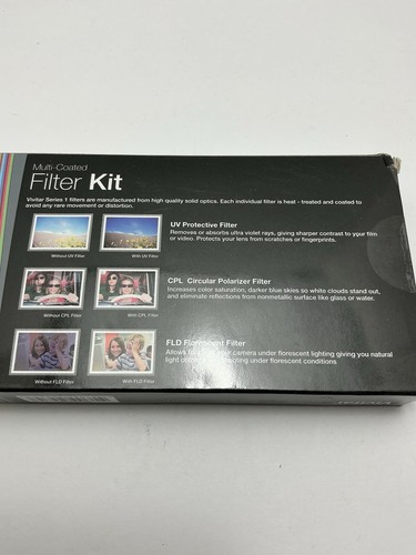 Vivitar FK358 58mm 3-Piece Camera Lens Filter Set - Picture 6 of 7