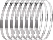 8 Pcs 6-7inch (155-178mm) Hose Clamp