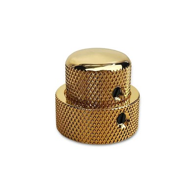 Allparts Stacked Concentric Gold Knob Set (2 pcs) - MK-0137-002