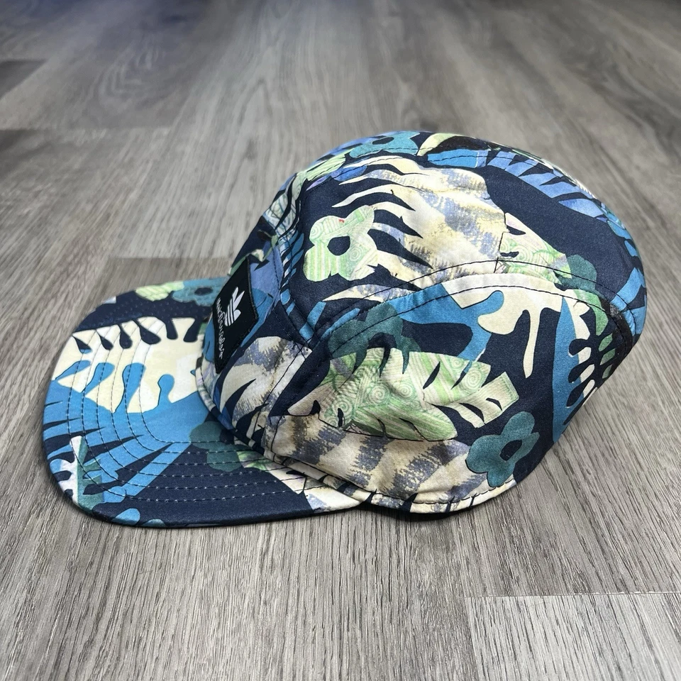 Sombrero Adidas Mark Gonzales 5 Paneles Skateboarding Tropical Floral Ajustable Foto 4 de 4