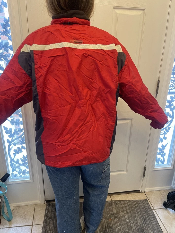 Chaqueta Swix roja del equipo de esquí de Estados Unidos de colección talla grande L aislada cálida alta calidad Foto 4 de 4