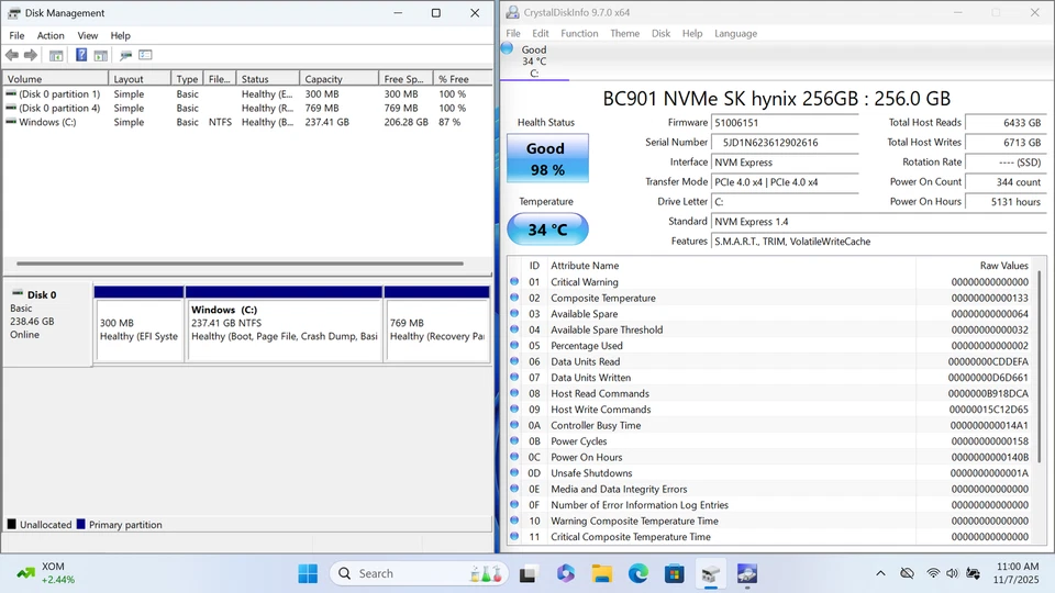 Garantia de webcam Dell Latitude 3450 14" FHD 13TH I7-1355U 256GB SSD 16GB W11P - Imagem 3 de 4