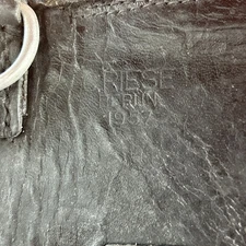 1957 Cold War Leather Ammo Pouch K98 Mauser ~ West Berlin C. Riese Dbl Magazine