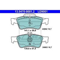 ATE BremsbeläGe Bremsbelegsatz Hinten FüR Mercedes-Benz E-Klasse T-Model