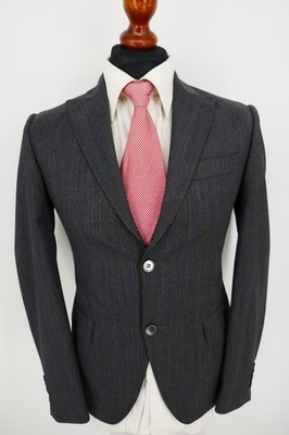 L'Italiano (Caruso) Sakko Gr.44 Schurwolle Anthrazit Black Label absolut Top