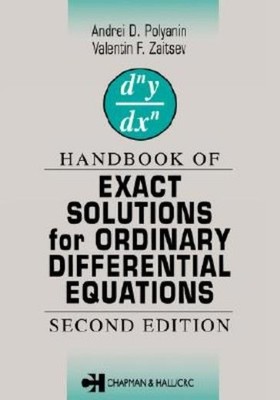 Handbook Of Exact Solutions For Ordinary Differential Equations