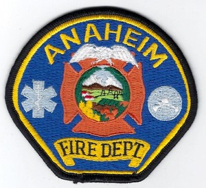 CALIFONIA - City of Anaheim Fire Dept. - [Shoulder Patch]