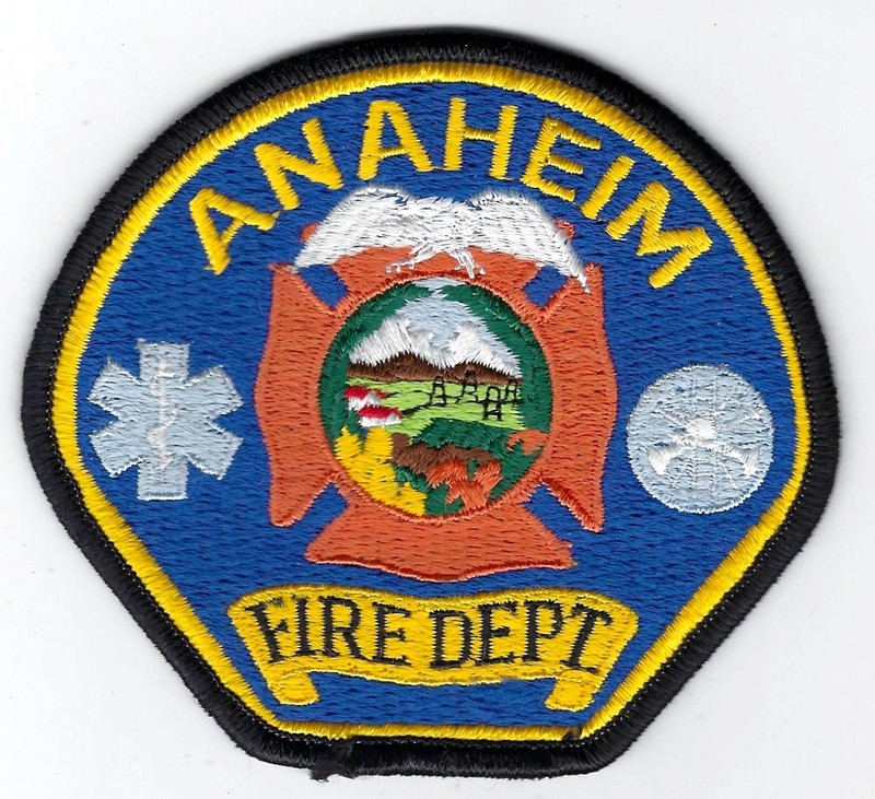 CALIFONIA - City of Anaheim Fire Dept. - [Shoulder Patch]