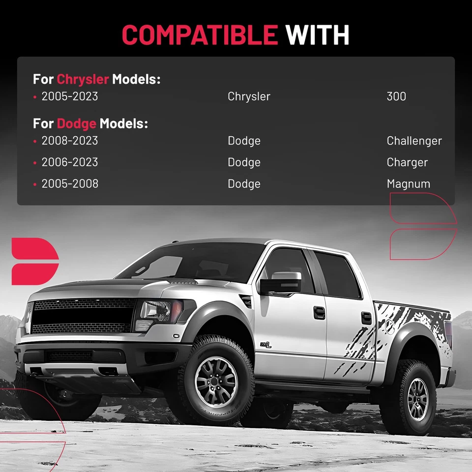 4 Pcs 1 Inch 5x115 Hub Centric Wheel Spacers 14x1.5 For 2005-2023 Chrysler 300 Foto 3 de 4