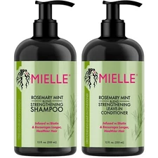 Mielle Rosemary Mint Strengthening Shampoo & Leave In Conditioner with Biotin