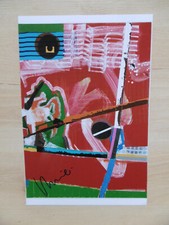 Juan Usle artist autograph signed 20x30 cm picture