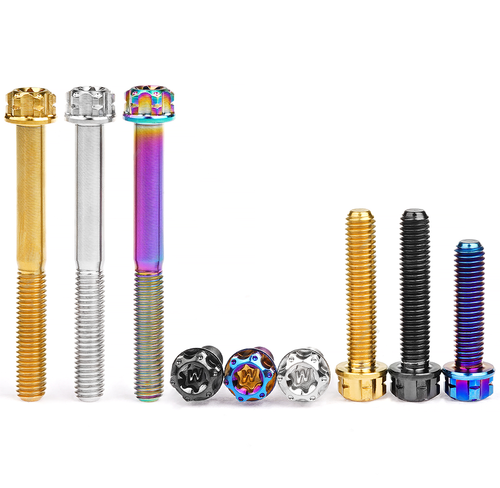 M4 Titanium Hex Torx Flange Bolts Screws 10 15 20 25 30mm Inner outside Torx - Picture 8 of 9