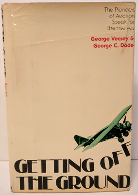 #ad Getting Off The Ground George Vecsey George Dade Dutton 1979 SIGNED Hardcover $35.00