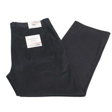 Axist Tech Slim Fit Chino Dress Pants Men's Size 36x29 Black Dry Fit Flat Front