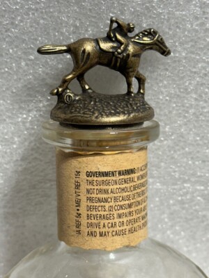 Blanton's Single Barrel Bourbon Whiskey Empty Bottle 750ml with Cork Stopper  O 