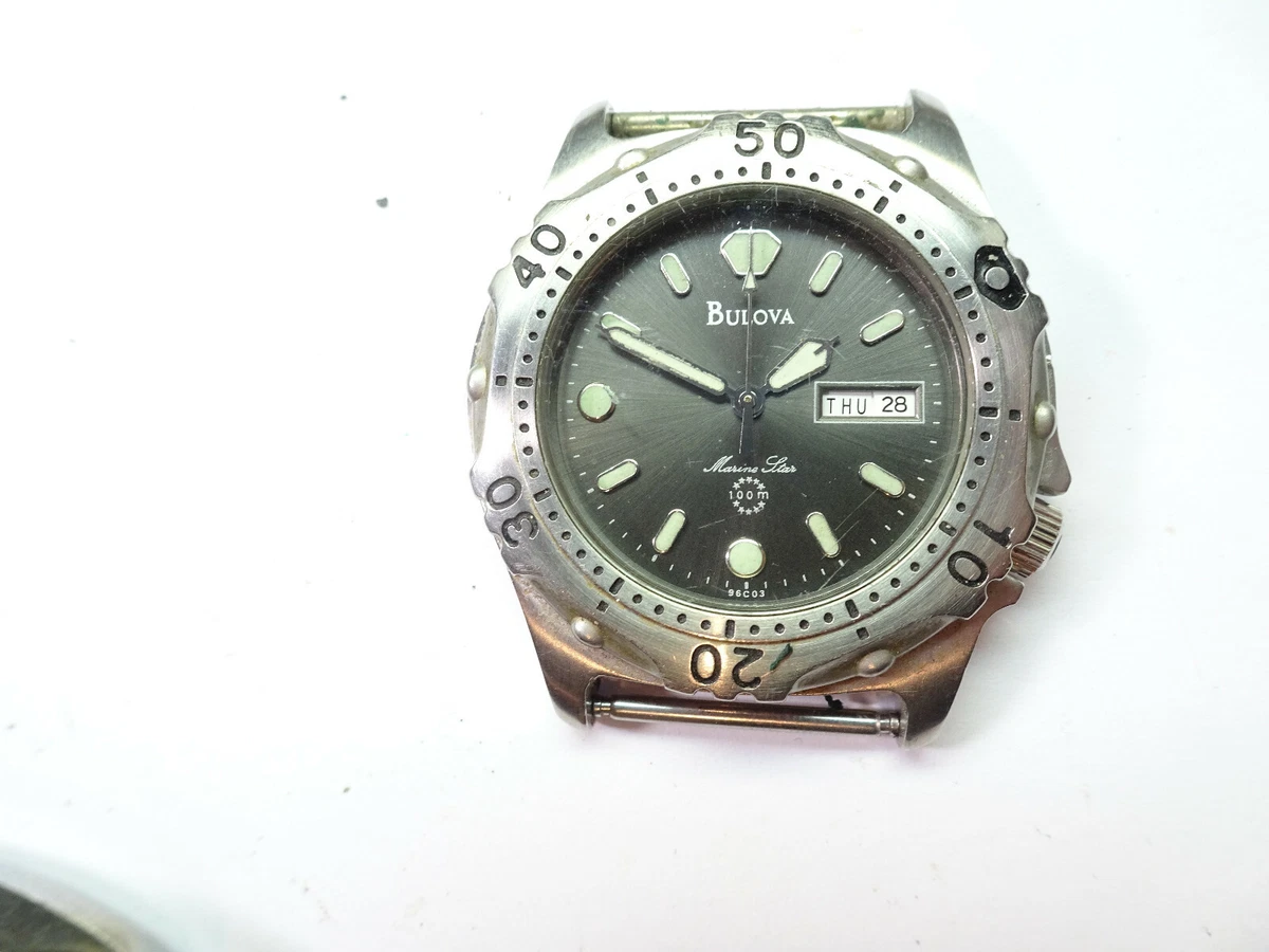 Bulova marine clearance star ebay