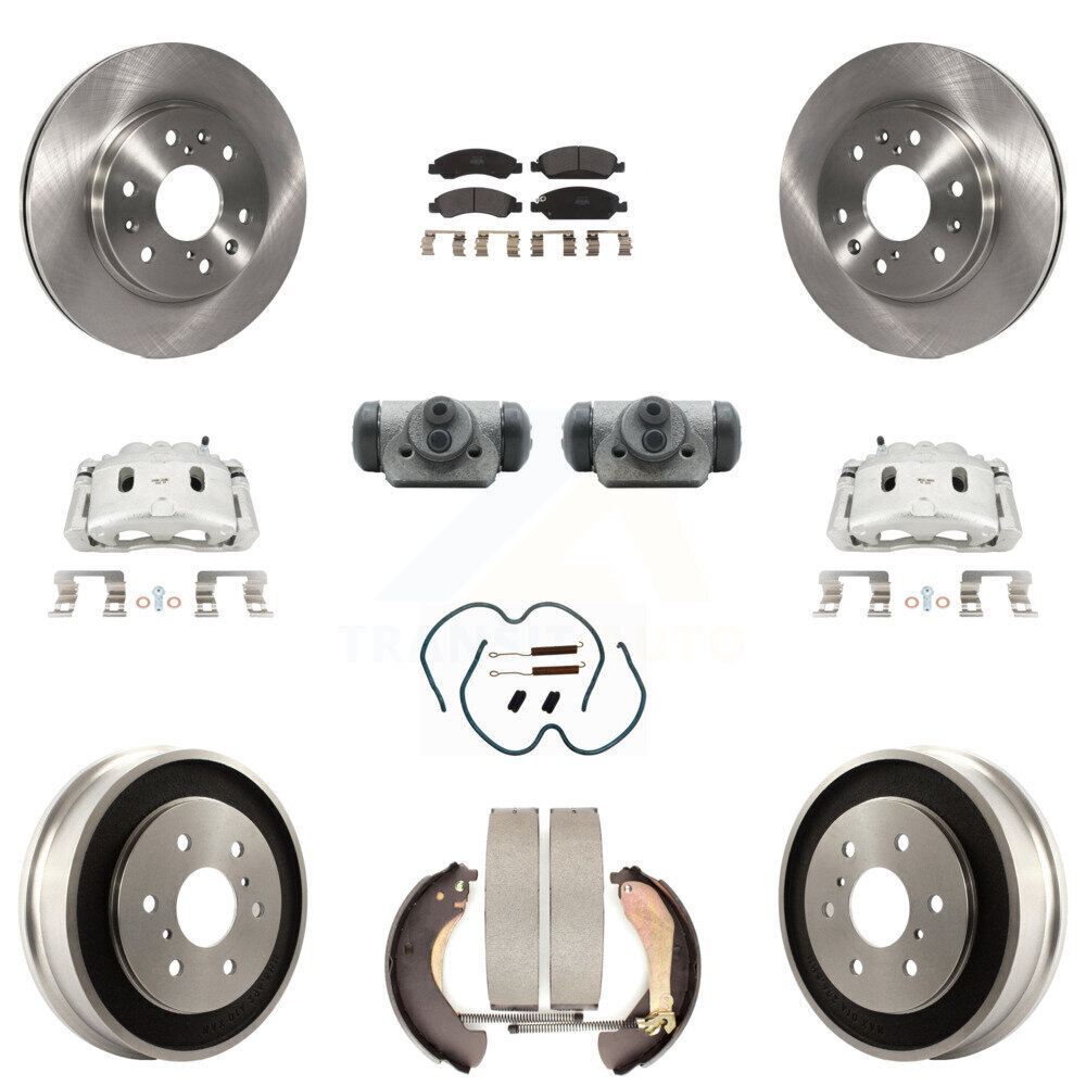 Upgrade Your 1500 with Front & Rear Brake Caliper Rotor Drum Pad Shoe Cylinder Kit