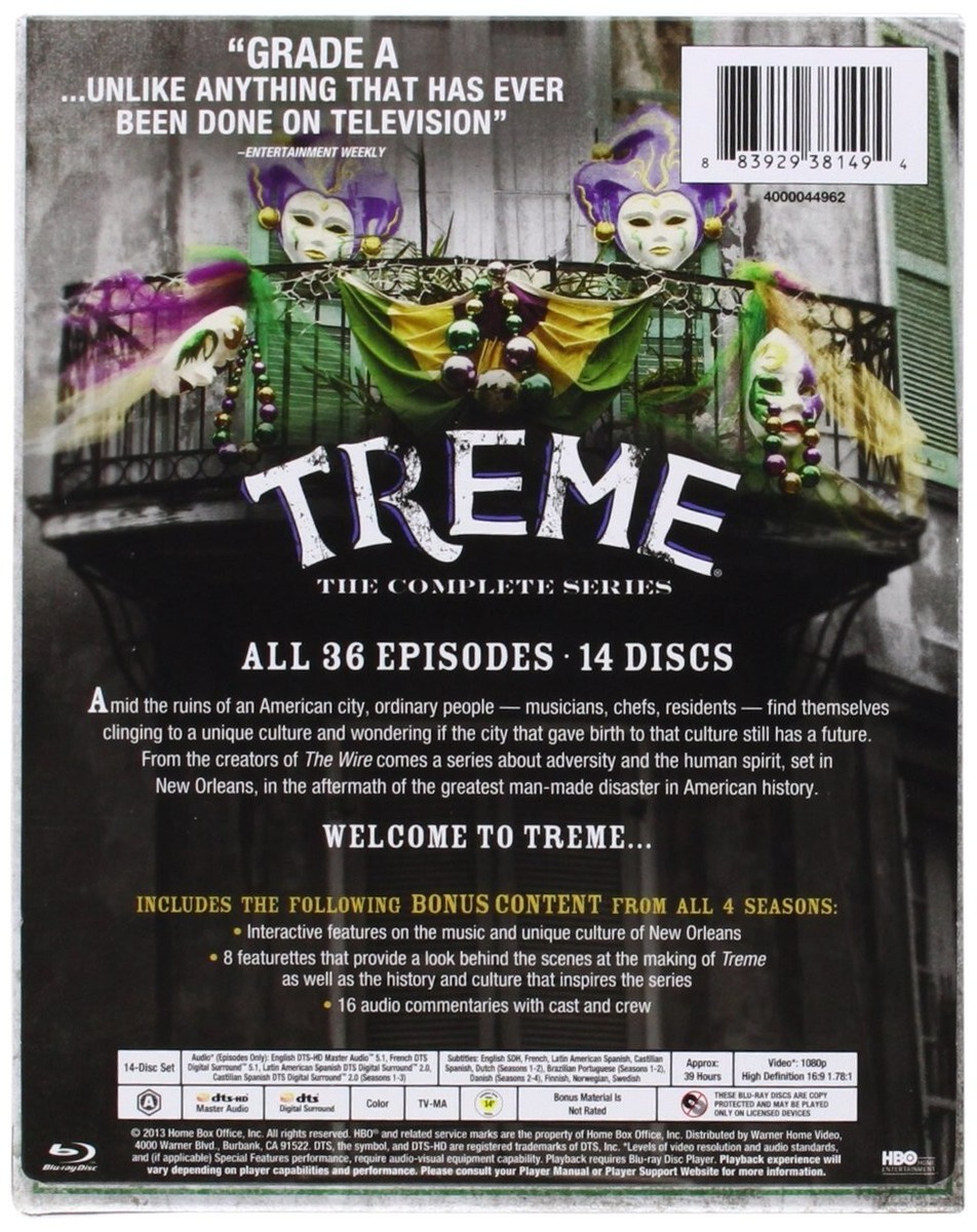 その他 Treme: Complete First Season [Blu-ray] Amazon.com: Treme: Season 1 [Blu-ray] : Steve Zahn, Wendell