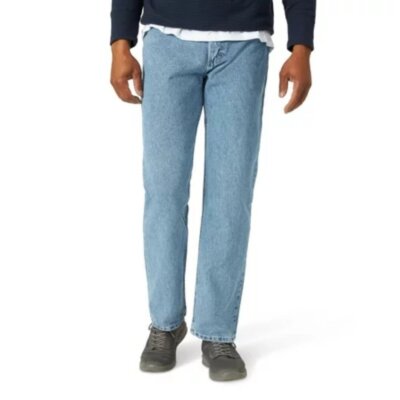 Wrangler Five Star Premium Regular Fit Jeans - Light Stonewash - 32x32 - NWT