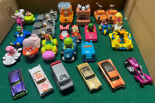 Lot of 26 Cars McDonald's/Wendy's/MatchBox/HotWheels/Characters
