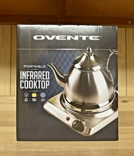 Ovente Countertop Single Infrared Burner - 1000 Watt - 7.4 Inch - BGI101S NEW