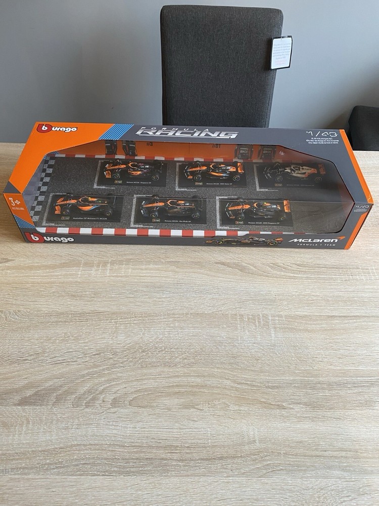 BURAGO MCLAREN RACING F1 FORMULA ONE 1 SET X 6 CARS 1/43 scale models