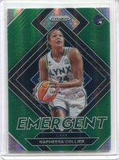 2022 Panini Prizm WNBA NAPHEESA COLLIER #1 EMERGENT GREEN PRIZM MINNESOTA LYNX