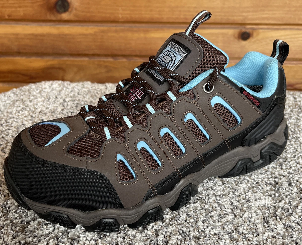 Steel toe hotsell skechers memory foam