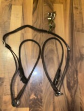 96 RÂNES D'ENTRAÎNEMENT LATÉRALES CUIR 1/2'' AVEC BOUCLES CLIPS LAITON