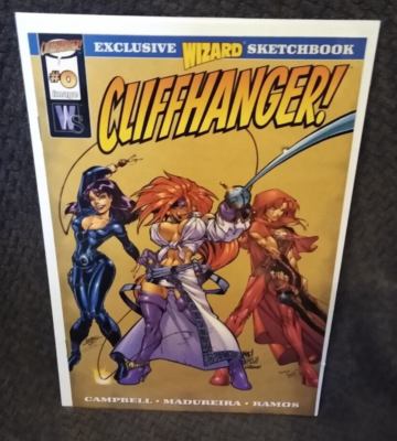 CLIFFHANGER #0 NM Cliffhanger Comics 1997 - Wizard Sketchbook - J