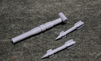 G.I. Joe ARAH WHALE Hovercraft Missile and Canon replacement Resin 3D Printed