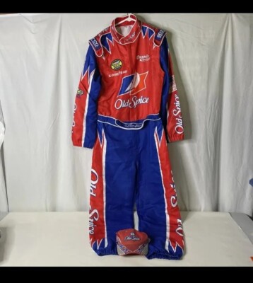 Talladega Nights Old Spice Racing Suit Costume John C Reilly Cal Naughton Jr