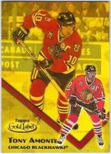 2001 Topps Gold Label #74 Tony Amonte 353/399 Blackhawks