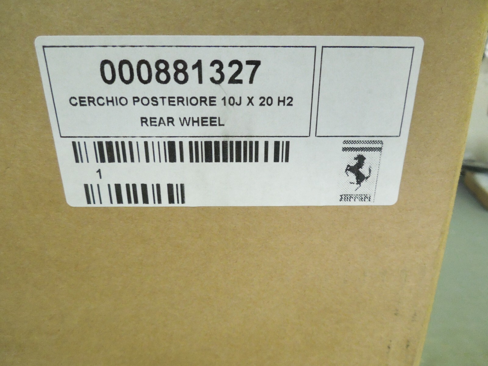 Ferrari Roma REAR Wheel P/N 881327