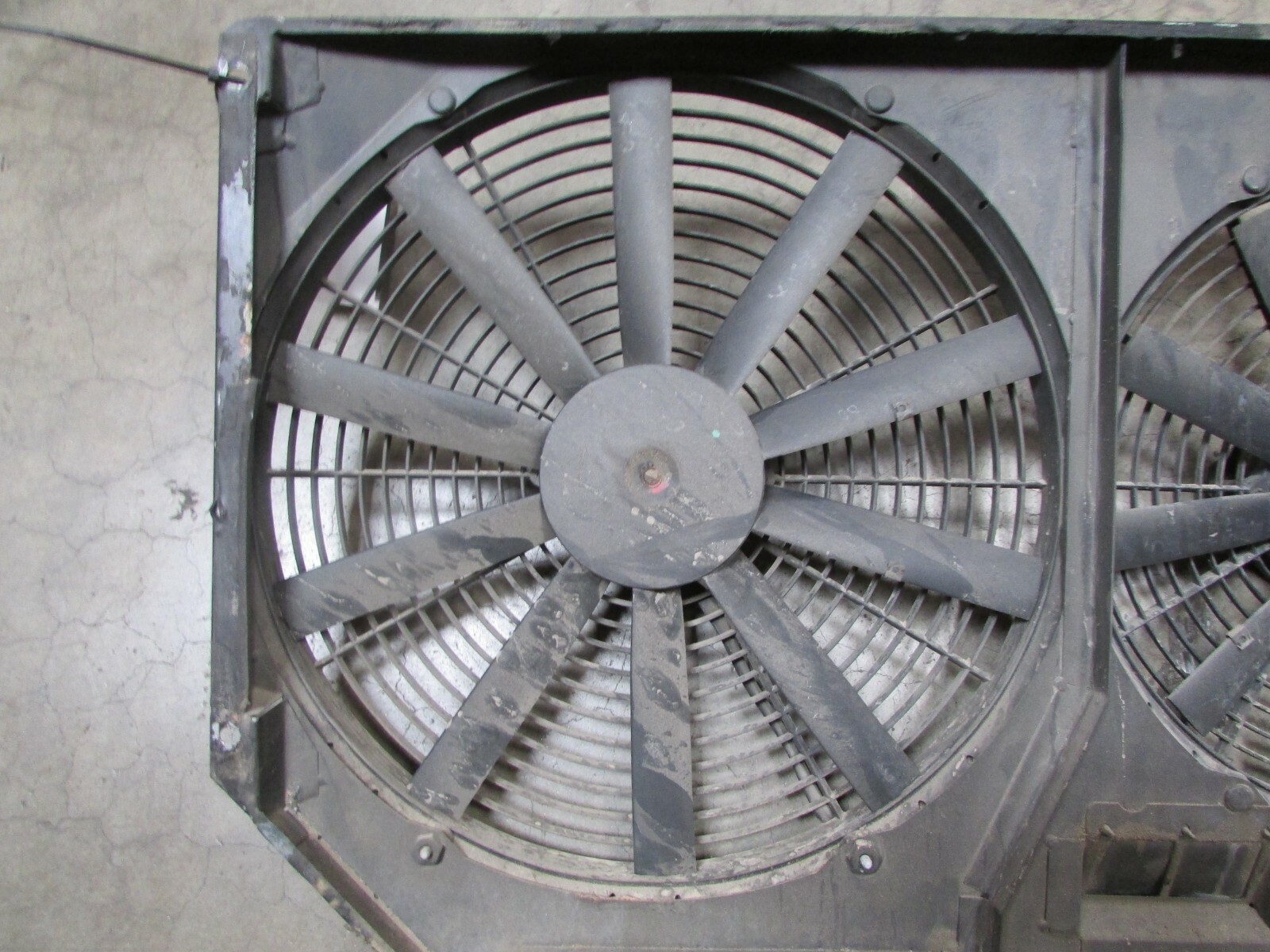 Ferrari 456, Complete Radiator Conditioning Fans w/ Shroud, Used, P/N 155063