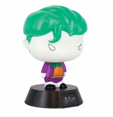 OFFIZIELLE DC COMICS THE JOKER ICON 3D LED LICHTLAMPE NEU & GESCHENK VERPACKT
