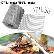 Simple For DIY Installations with Sturdy Aluminum Gutter Guard Mesh Roll