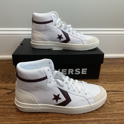 Converse Pro Blaze Classic White Bloodstone Leather Shoes Men's