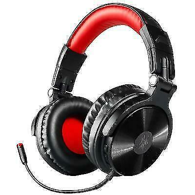 OneOdio Pro Wireless Hi-Fi Headset with Extended Pluggable Microphone -  Black/Red | Acquisti Online su eBay