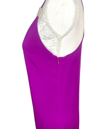 Oasis Purple V Neck Vest Mini Dress Women's UK Size 8 - Picture 6 of 8