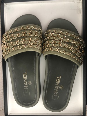 chanel tropiconic sandals