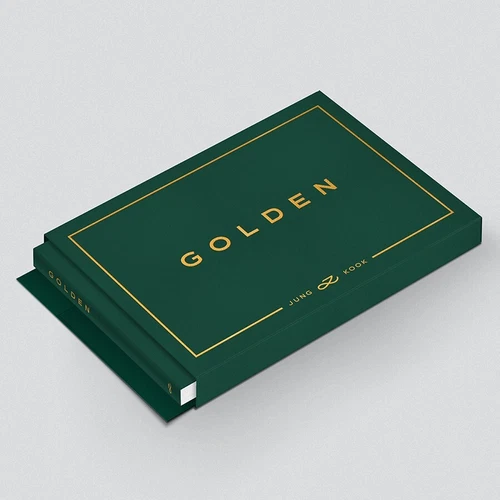 BTS JUNGKOOK [GOLDEN] Album WEVERSE Ver/QR Card+Photo Book+Post Card+Card+GIFT
