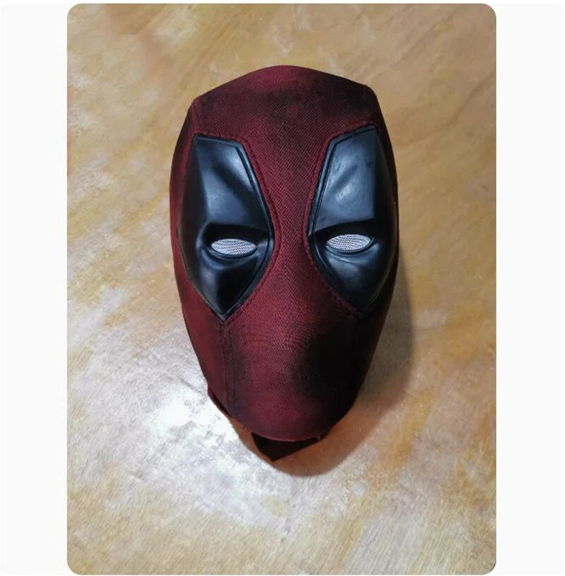 Deadpool Wade Winston Wilson Cosplay Mask Full Face Helmet Handmade Cosplay Mask - Image 3 of 4