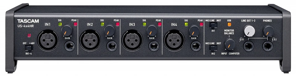 TASCAM US-4x4HR USB Audio-Interface - Bild 2 von 3