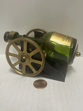 Courvoisier Cognac Brandy Napoleon Cannon Bottle Holder Stand Mini 50ml decor