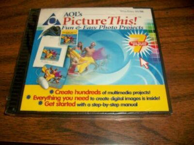 AOL's PICTURE THIS!  Fun & Easy Photo Projects, /Windows 95/98/ Create Your Own!