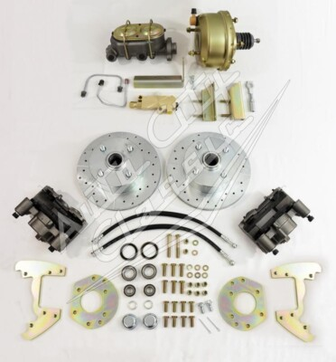 #ad 1964 1965 1966 mustang 4 lug 6 cylinder power front disc brake conversion $649.00