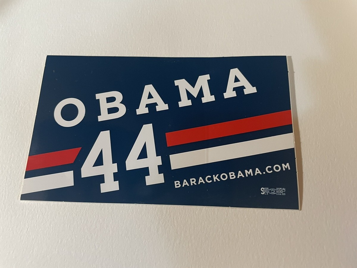 Barack Obama 44 Sticker 2012 POTUS United States - 4.75 in x 3 in